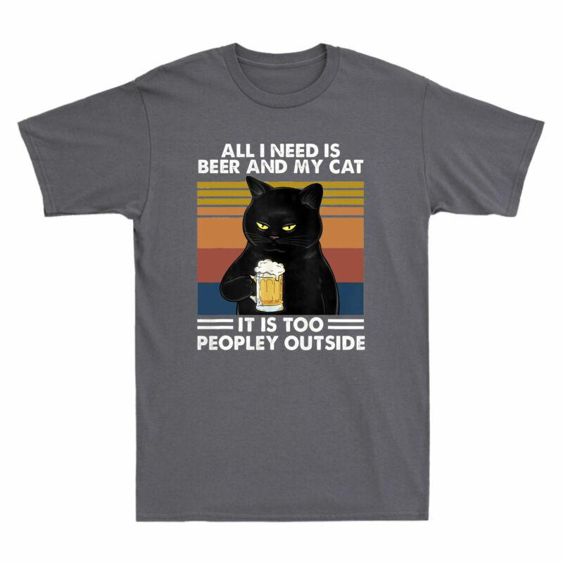 All Is Outside Lover And Tshirt Need Cat My Funny Beer I Peopley It Too Cat Is