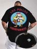 Tv Series Breaking Bad Los Pollos Herunisexos Double Sided Print T Shirts Funny Chicken Brothers Unisexs Cotton Tshirt Streetwear