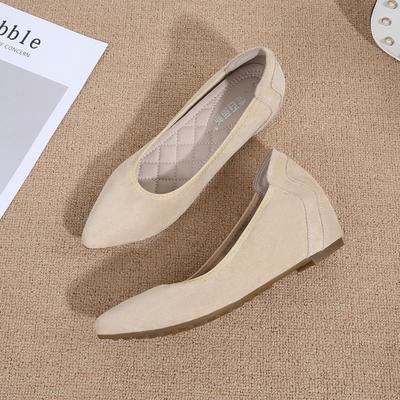 Internal Single Shoes 2025 Spring and Autumn New Flight Attendant Work Shoes Black Professional Soft Soled Sloping Single Shoes