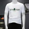 Sommer Herren T-Shirt Dünn und Vielseitig Einfarbig Kurzärmliges T-Shirt Herren Oberteil
