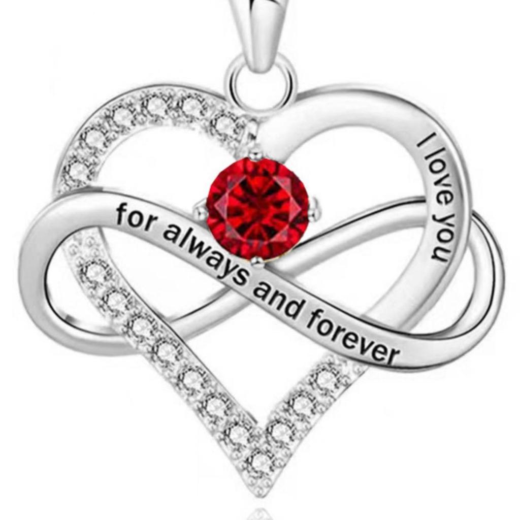 Jewelry 12th Birthday Ladies Pendant Necklace English Alphabet Love Jewelry