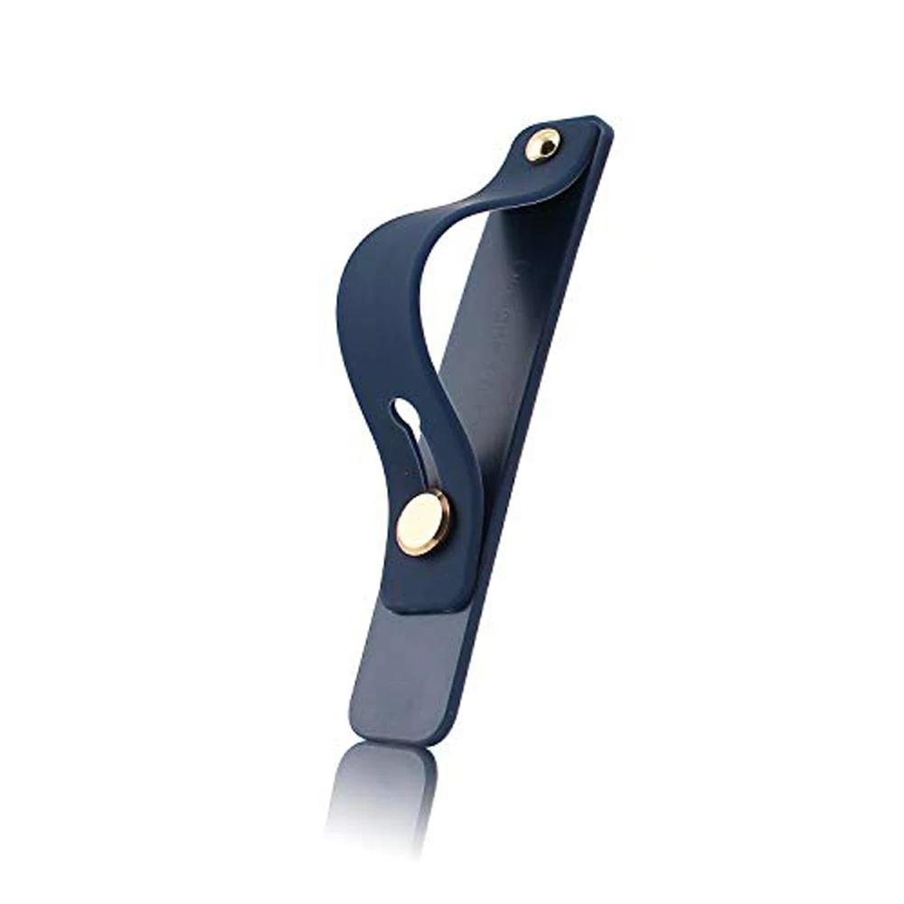 Wrist Band Hand Band Finger Grip Mobile Phone Holder Stand Push Pull Universal Plain Color Phone Socket Holder for iPhone Xiaomi 5