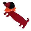 Popular Acetate Dachshund Hair Clip Fun Sausage Dog Hair Clip for All Ages Lovely Hair Barrettes Side Hair Styling Clip