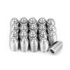 Jadeshay 20Pcs M8 Hex Socket Spring Ball Plungers 8 * 10 mm, Durable Stainless Steel Precision Threaded Push Fit Insert Screws for Lubrication and