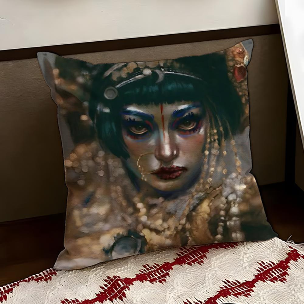 Love Death Robots Cushion Cover Reversible Soft Durable Pillow Cover Home Car MultiScene Use for Daily Comfort