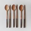 Romwood Rosewood Two-Tone Brown Spoon Set