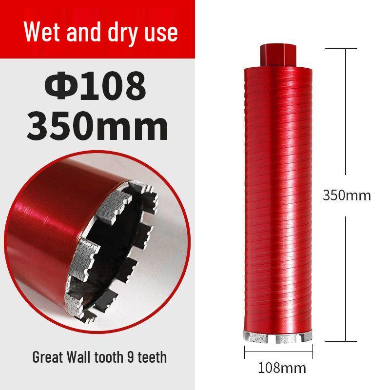 Threaded Diamond Drill Bit for Dry & Wet Use - Ideal for Hole Opening and Air Conditioning Drilling.