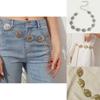 Bohemian Metal Waist Chain With Vintage Embossed Design For Women
