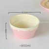 Cute Ceramic Bowls Yogurt Bowl Creative Dessert Tableware Serving Bowl  Household Dishes