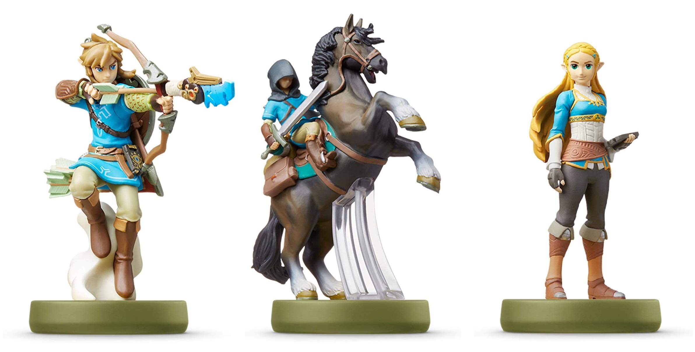 

Nintendo amiibo The Legend of Zelda: Breath of the Wild 3-Piece Set [Link (Bow) / Link (Riding) / Zelda]