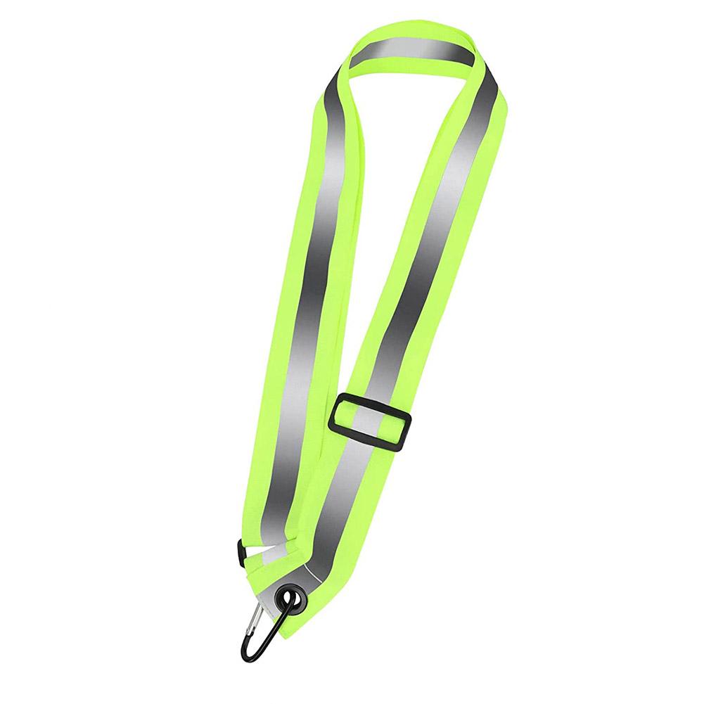 USB Rechargeable Adjustable LED Reflective Belt Cycling Reflective Running Gear Safety Reflective Running Gear for Night Running