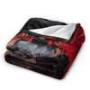 The Conjuring Annabelle Rossa Coperta in Flanella Calda Morbida Coperta Plaid per Divano Sedia Viaggio Ufficio Copriletto Copridivano Letto
