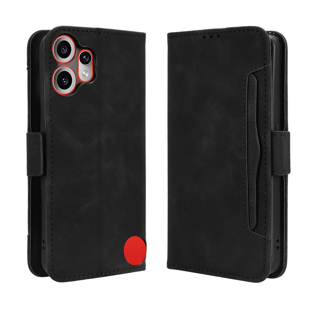 For Nothing CMF Phone 2 Pro Leather Case Phone Wallet Cover with Multiple Card Slots