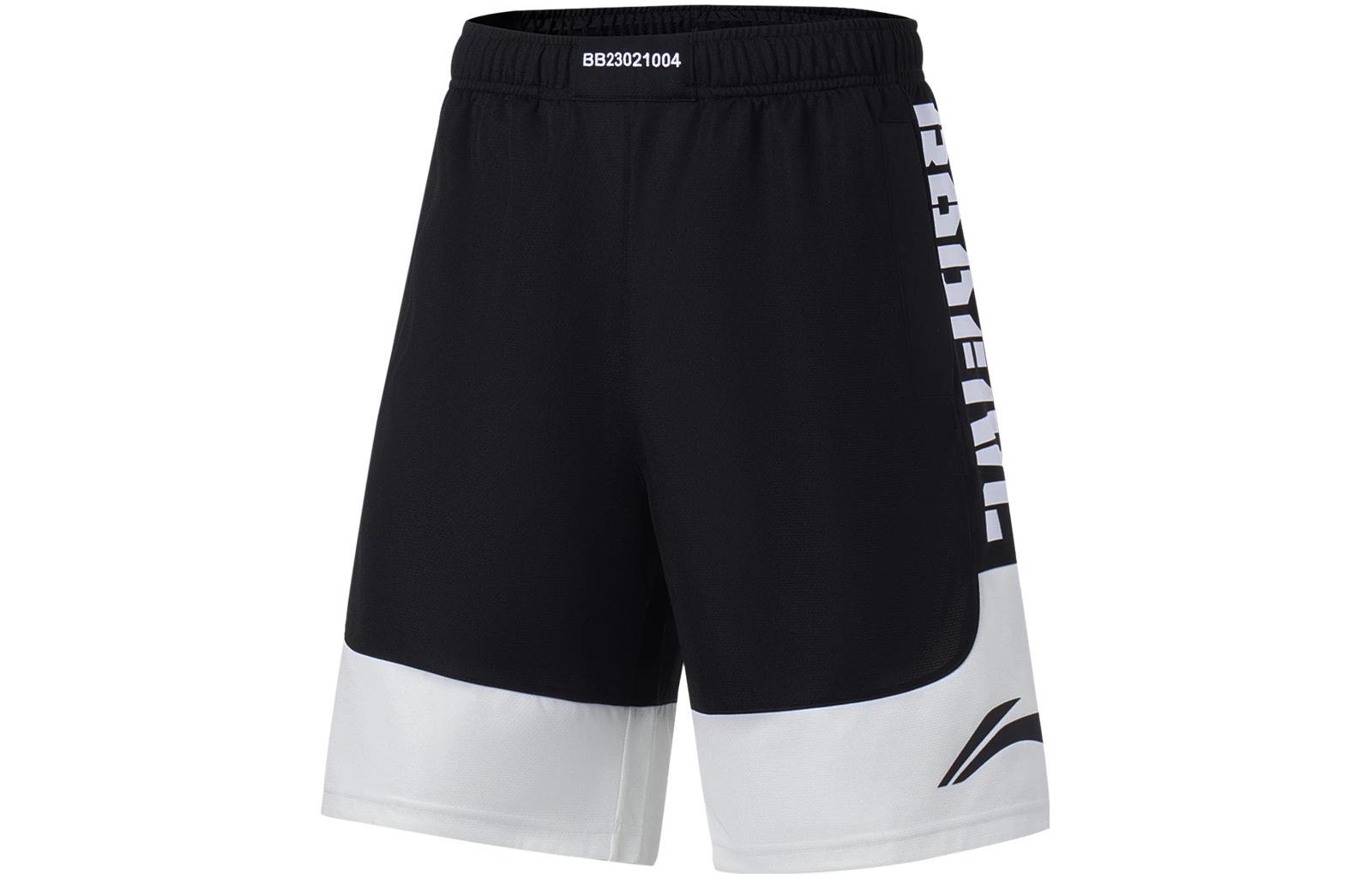 Li Ning Sports Shorts Men s Black Ivory Moderate AAPT045-1 L