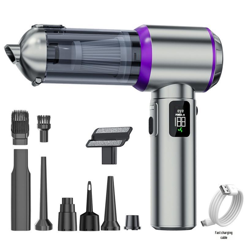 Wireless Handheld Car Vacuum Cleaner with Power Display & Brushless Motor