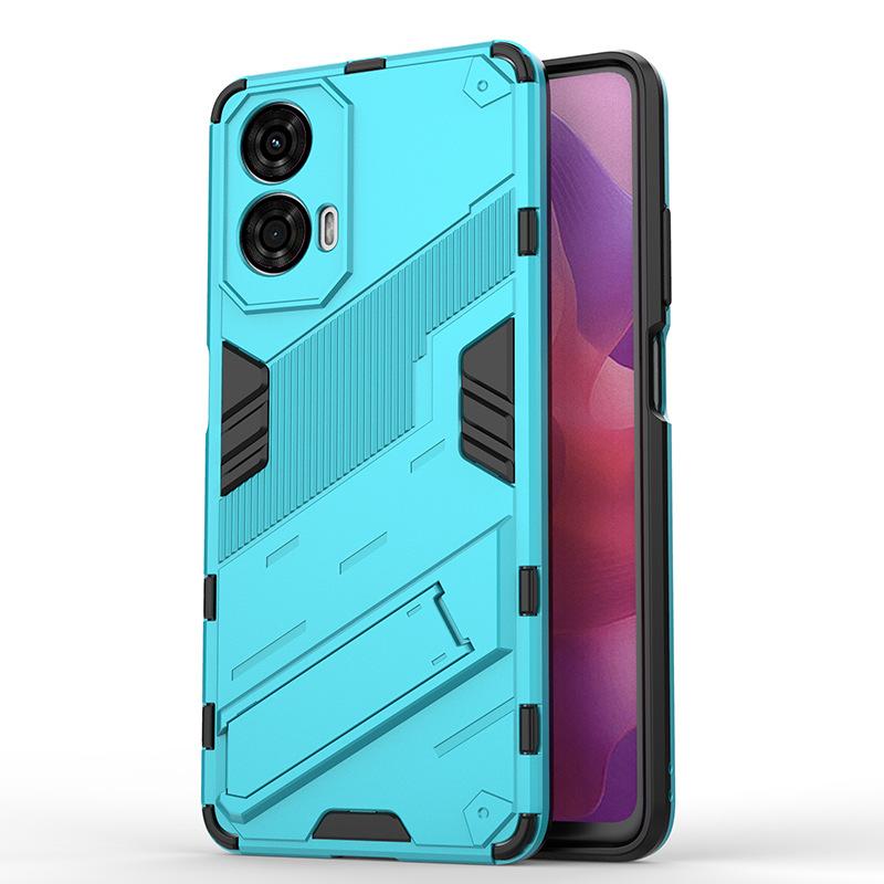 Suitable for MOTO G24 punk phone case Motorola edge60Fusion bracket G04 protective case