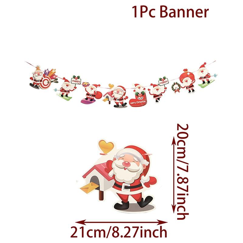 Christmas Banner Pendant Merry Christmas Decorations for Home 2026 Navidad Christmas Ornaments Xmas Gifts Happy New Year 2026