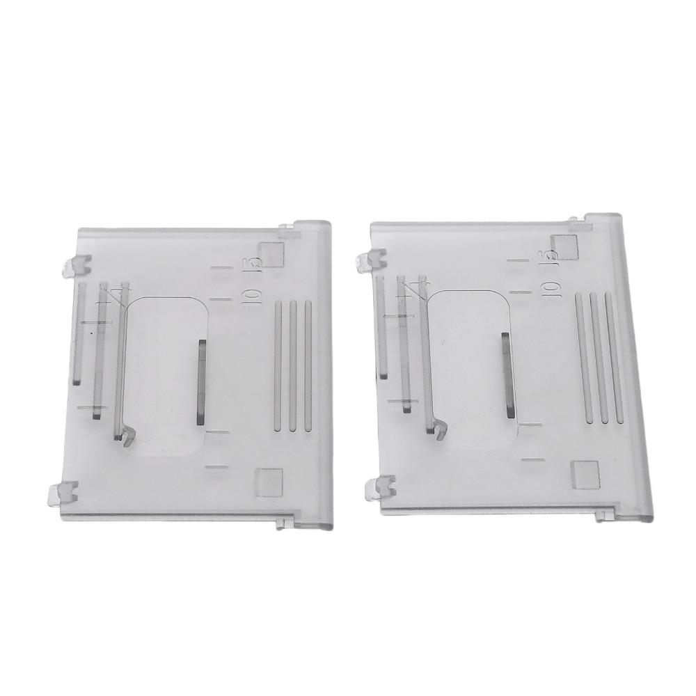 2PCS Transparent Bobbin Cover Plate Slide Plate Plastic Bobbin Cover Plate  Sewing Machine