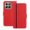 For Honor X6b 4G Phone Cases Wallet Stand Color Splicing Leather Cover with Magnetic Clasp
