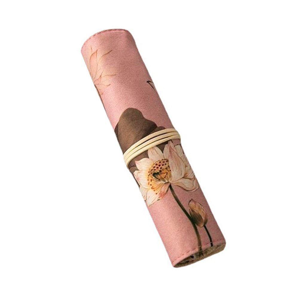 Elastic Buckle Pen Bag Simple Portable Large Capacity Pen Holder Tyvek Pencil Case Office Meeting