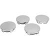 Ongwan 60mm Rim Hub Center Cap Solid Fit Elegant 4pcs Shockproof Wheel Center Cap with Iron Ring (Electroplated)