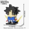 MOOXI Anime Series MOC Bricks BrickHeaded Figure Loong DIY Adult Building Blocks Set Model Kids Education Toys For Children Gift