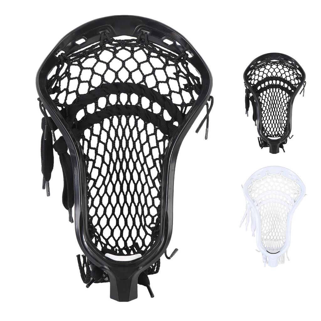 Lacrosse Schlägerkopf Trainingsausrüstung Nylon Bespannt Lacrosse Kopf Ersatz für Wettkampf Offens