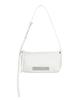 Nick&Nicole Crystal Pound Leather Bag_Cream