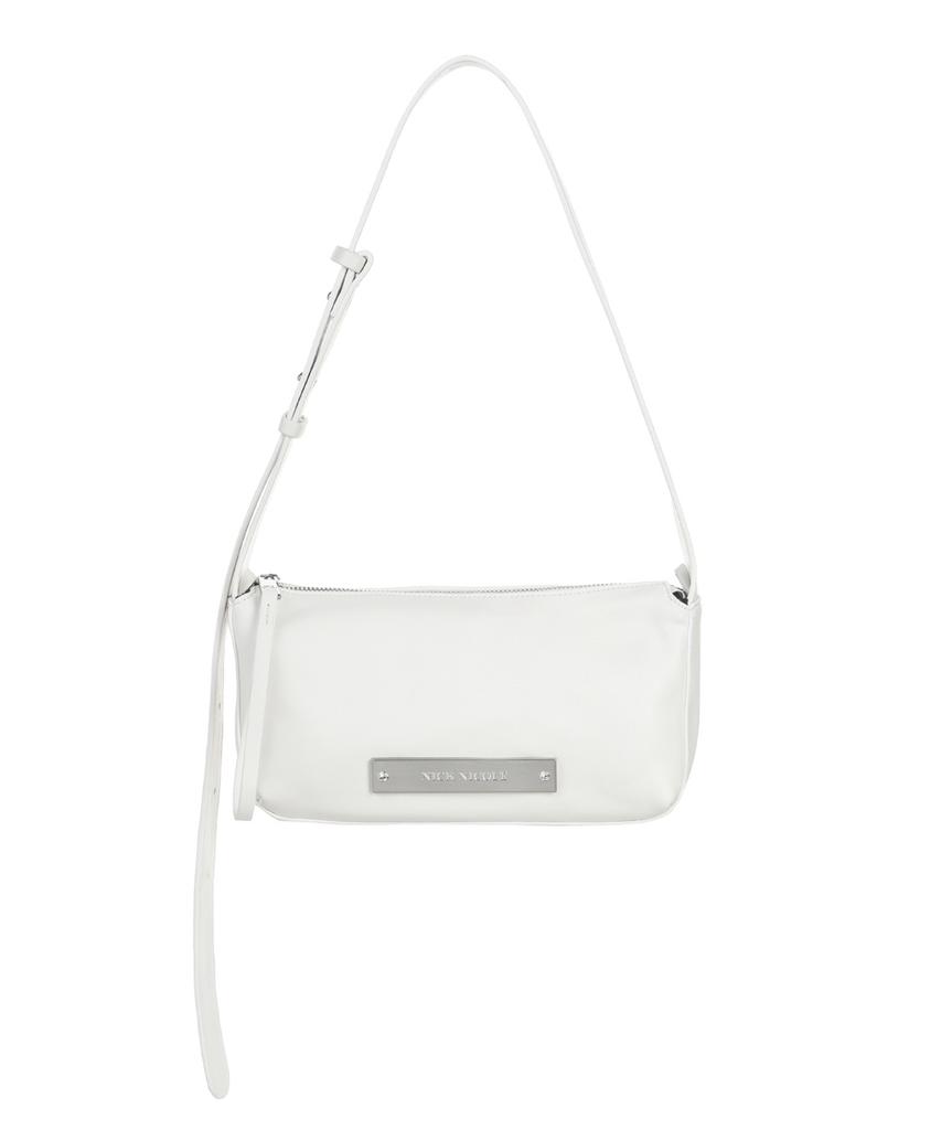 Nick&Nicole Crystal Pound Leather Bag_Cream