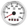 0?7000 U/min Drehzahlmesser mit Öldruck-, Temperatur- und Motorausfallwarnung für Boot, Motorrad