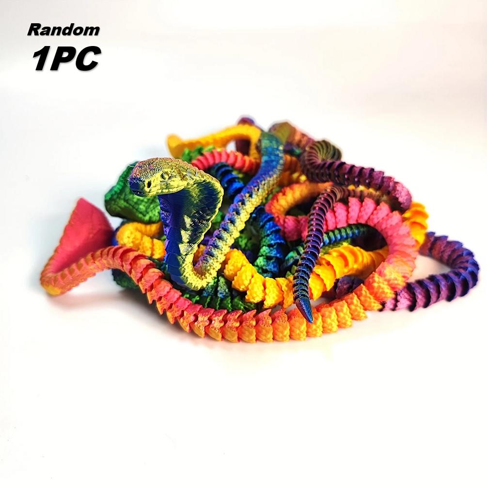 

3D Printed King Cobra Statue Car Ornaments, Suitable As Car Dashboard Ornaments, Gifts, Home & Office Desktop Decoration