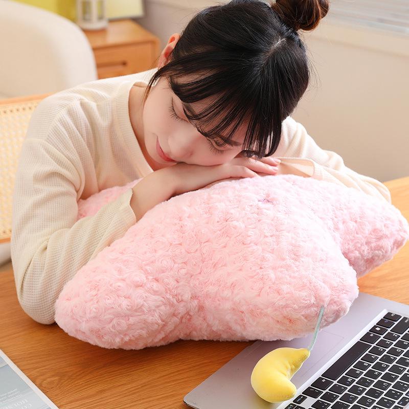 Star Moon Plush Cushion for Girls' Bedding & Toys