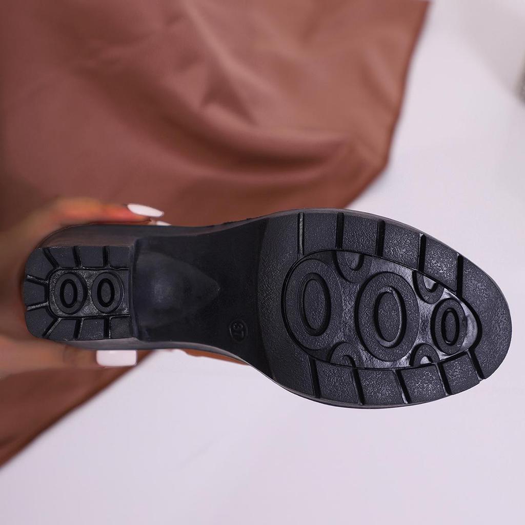 Plus Size Rhinestone Martin Boots 2024: High Heel, Warm Cotton, Side Zipper Women's Fashion Boots for Autumn/Winter