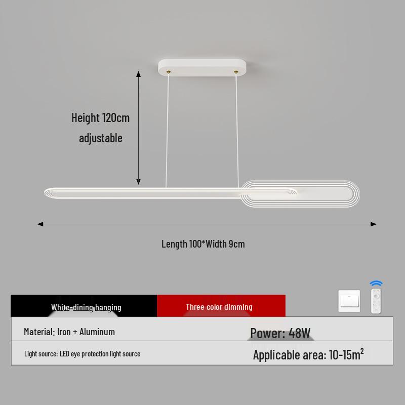

Современный комплект потолочных светильников для гостиной, спальни и ресторана — приятный для глаз дизайн и упаковка, вдохновленная горами Tri-color Dimmer