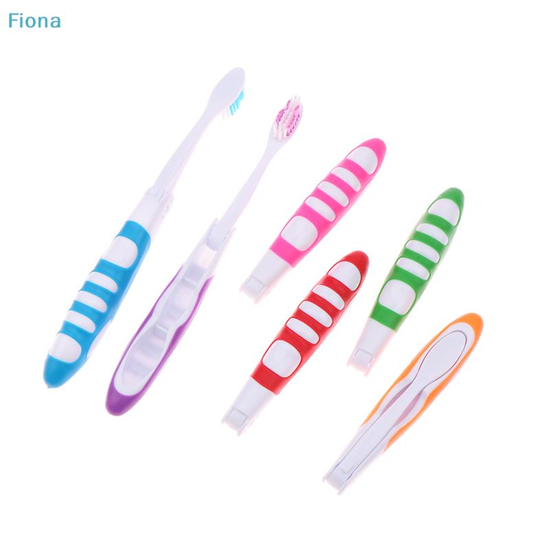 Foldable Travel Toothbrush-Soft Bristle Portable Toothbrush for Business Trip, Camping, Hiking, Hotel, Multi-Color