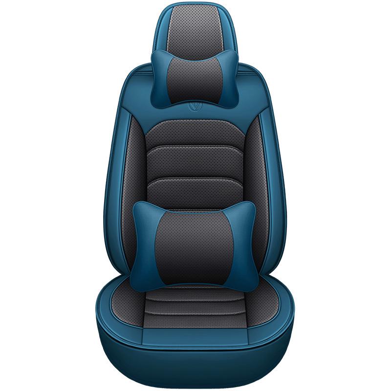 Diamond Series Nappa Leather Full Wrap Car Seat Cover - Sporty Universal Fit Seat Cushion.