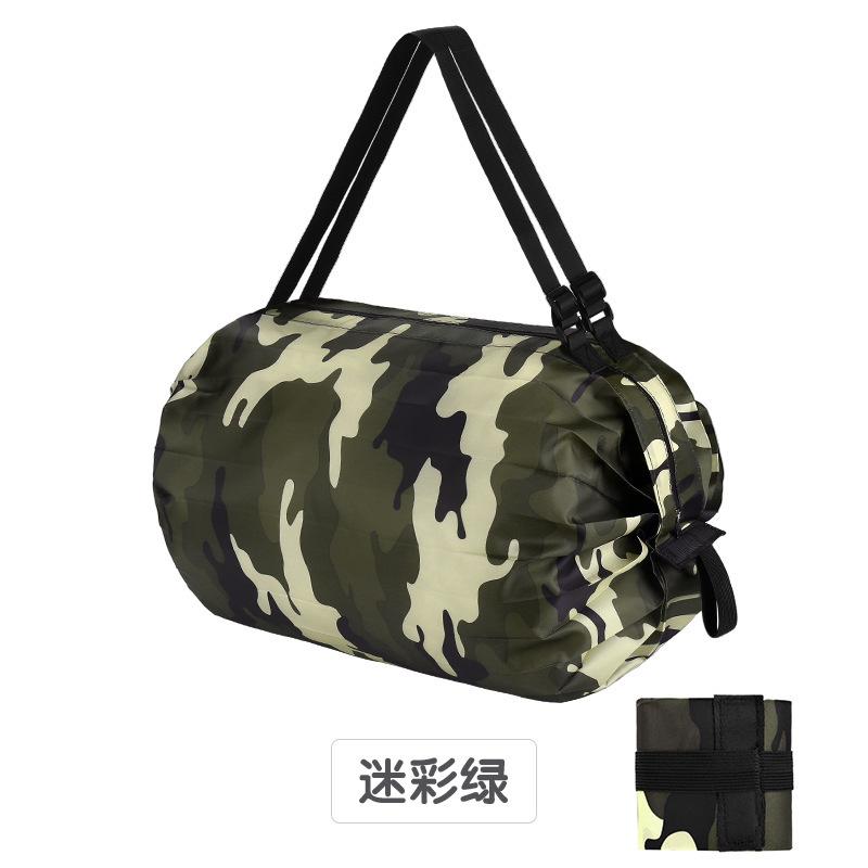 Foldable Shopping Bag, Supermarket, Camouflage, Multi-Color One Size