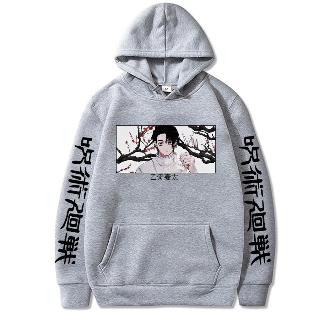 

Jujutsu Kaisen Оккоцу Юто Графические Худи Винтажный Оверсайз Худи с Капюшоном Толстовка с Длинными Рукавами Худи Мужская Женская Одежда 3XL