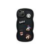 Niche ins cute cartoon puppy for iPhone15promax Apple 14 mobile phone case 12/13 three-dimensional 11