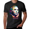 New Abstract Geometric Charles Aznavour In WPAP T-Shirt Short Sleeve Tee Aesthetic Clothing Men Workout Shirt