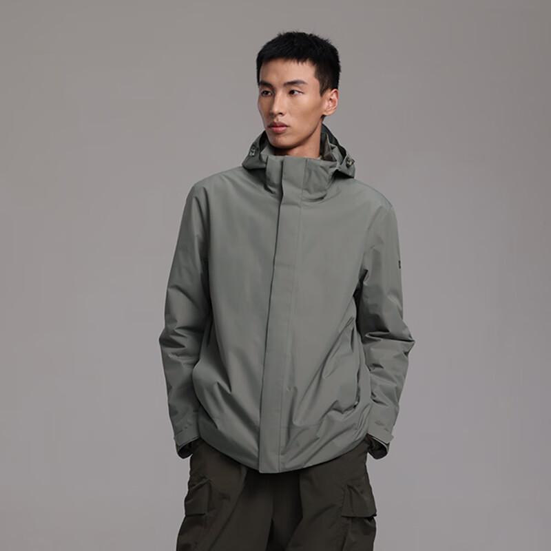 MOBIGARDEN 3-in-1 Outdoor Fleece Lined Windbreaker for Men and Women