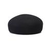 Kurzrand Flacher Wollfilz Barett INS Mode Pillbox Hut Damen Französisch Elegant Fedoras Matrosenhut Kapitänskappe Damen Bert Hart