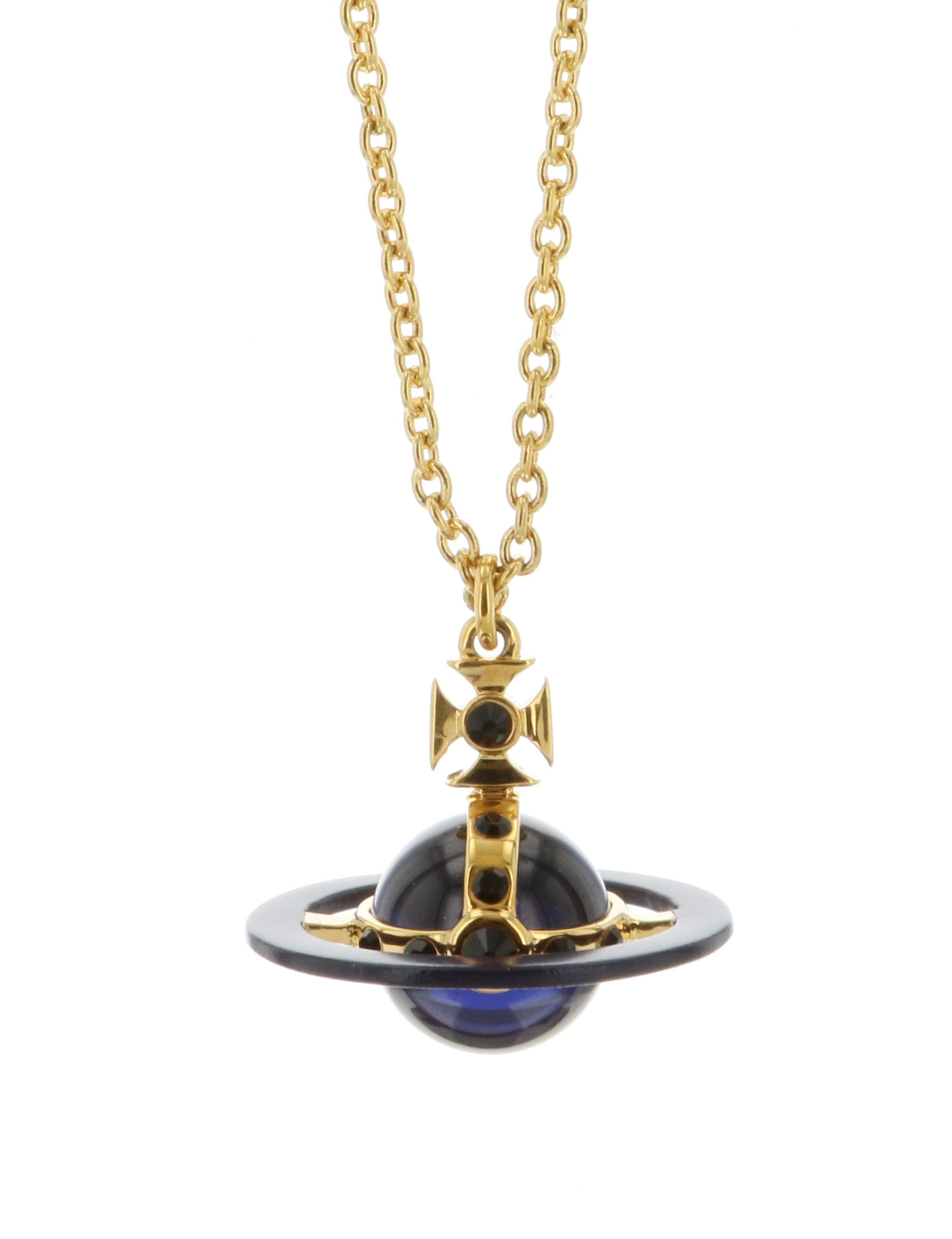 

Tiny Original Orb Necklace Brass [Vivienne Westwood] Women 6302039I/02R794 [Елемент]
