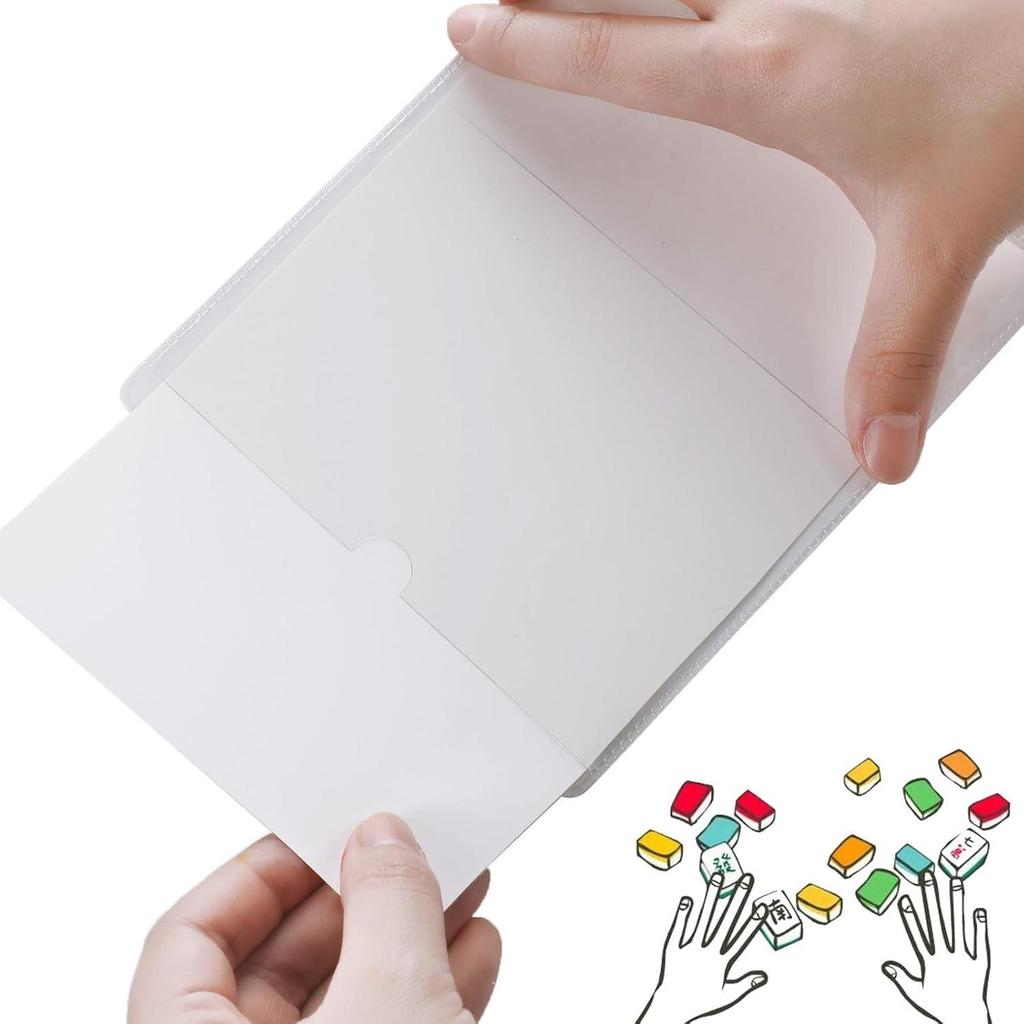 Mahjong PVC Card Sleeve & Album - Frosted & Transparent Types Available