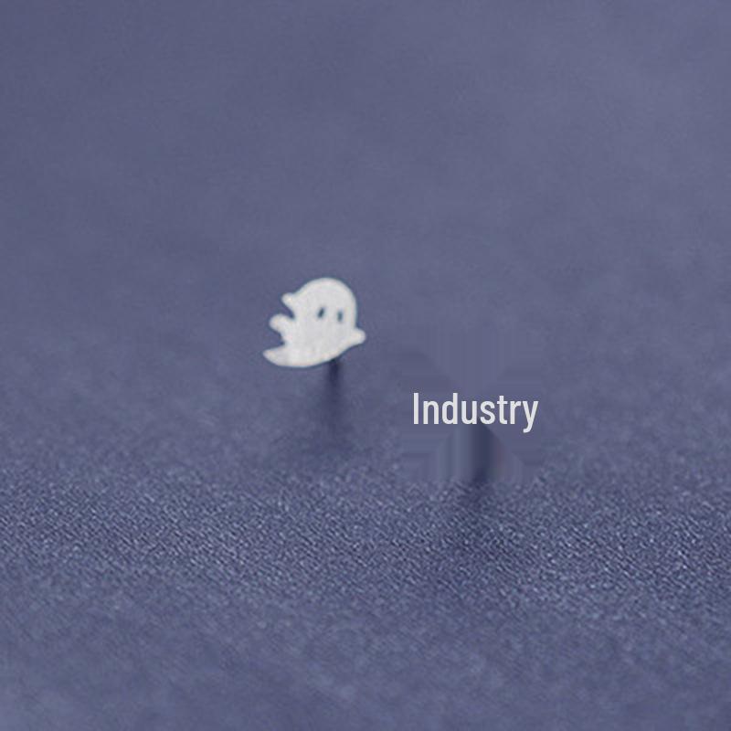 Korean Cute Mini Ghost Stud Earrings - Fun Christmas Accessory for Men, Women, and Students