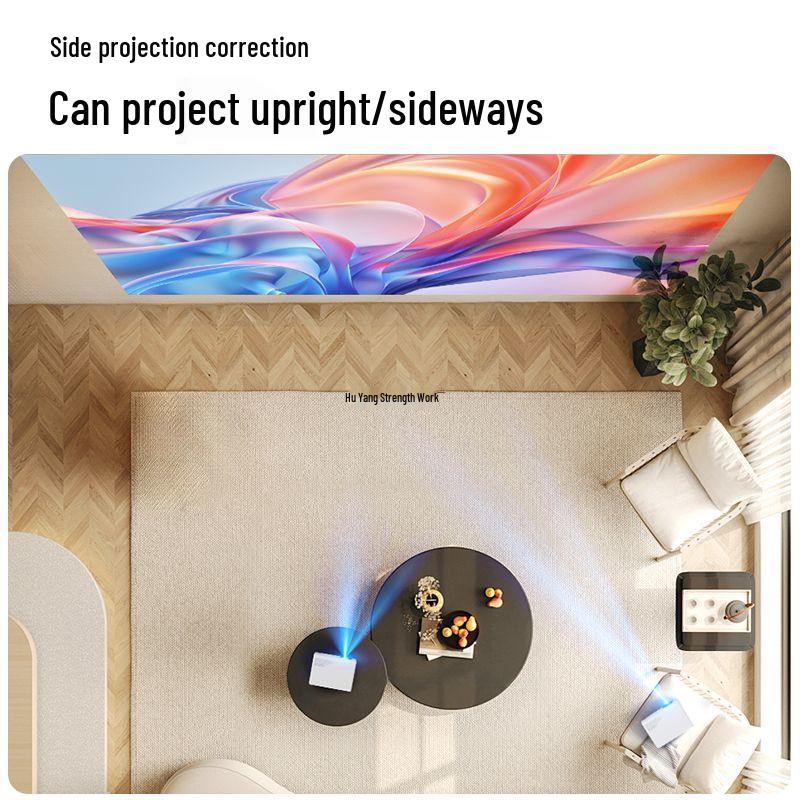 2025 Ultra HD Home Theater Projector: Ideal for Dorms, Bedrooms, and Living Rooms, with 5G Mobile Compatibility