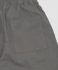 PAPERBOY Linen Bio Pintuck Half Pants - Khaki Brown