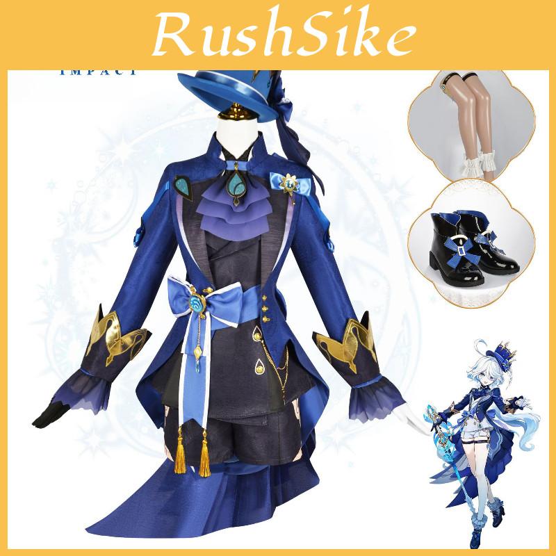 Originele Genshin Impact Fucha Carlos Cosplay Kostuum Polyester Stof Franse Stijl Vintage Thema