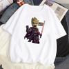 T Shirt For Men Fun Groot Printed Shirt Fashion Women's Casual Cotton T-Shirt Women Street Wear T-Shirts