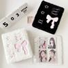Korean Style Chasing Idol Photo Album Balletcore Bow Card Binder Plush Photocard Holder  Protecting